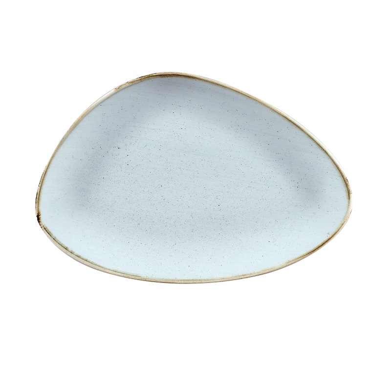 Блюдо треугольное CHEFS 30,4х20,5см, без борта, Stonecast, цвет Duck Egg Blue SDESTC301
