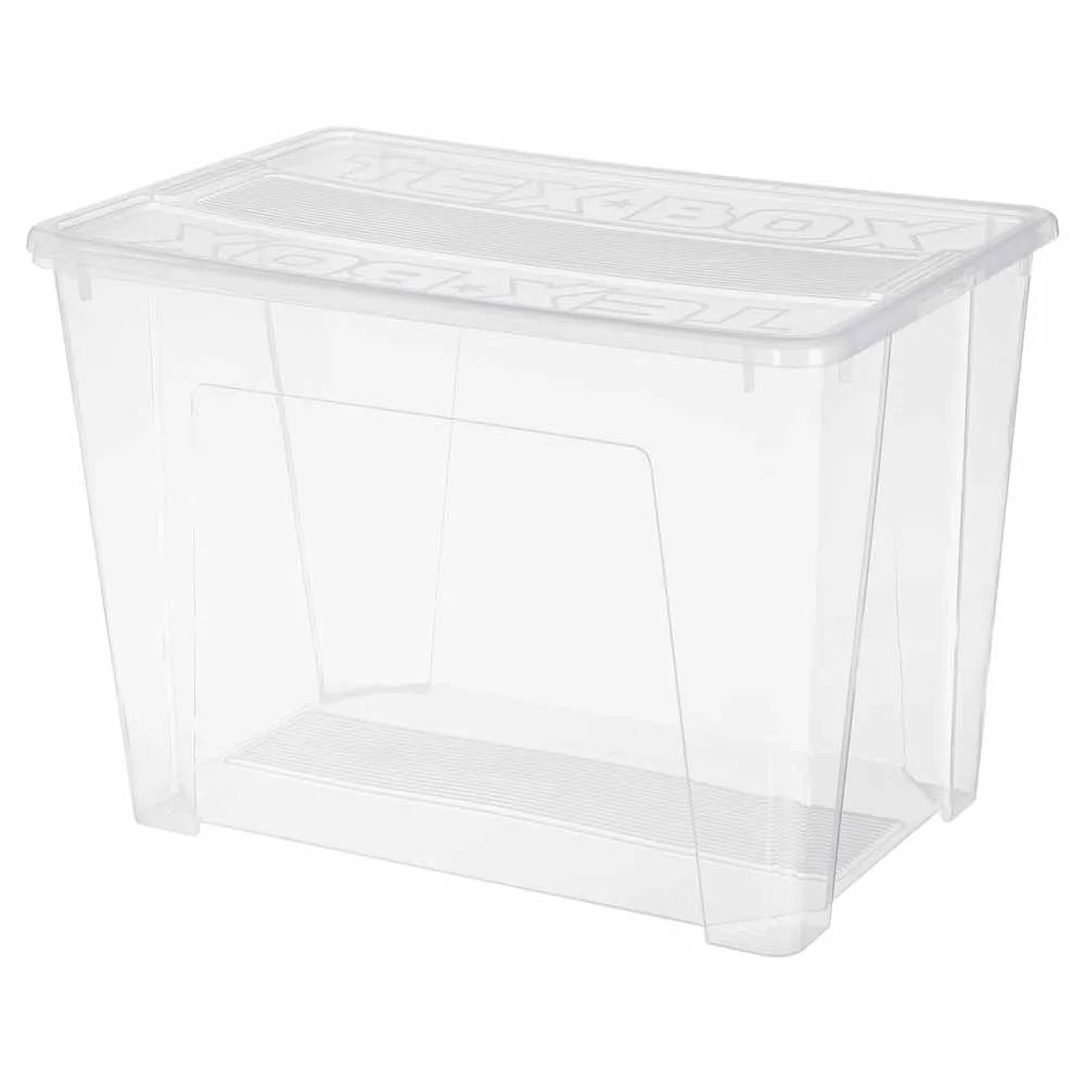 Ящик универсальный 575х380х405ММ "TEX-BOX" 70Л (Бесцветный), 434207401