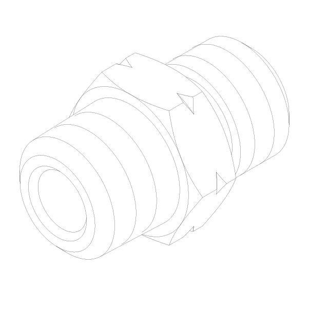 Прямой фитинг 1/8" наружная резьба с двух сторон, арт.10857082 для Sanremo YOU