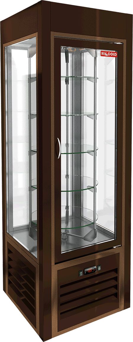 ВИТРИНА КОНДИТ/ВЕРТИКАЛЬНАЯ HICOLD VRC 350 R Sh BROWN FR