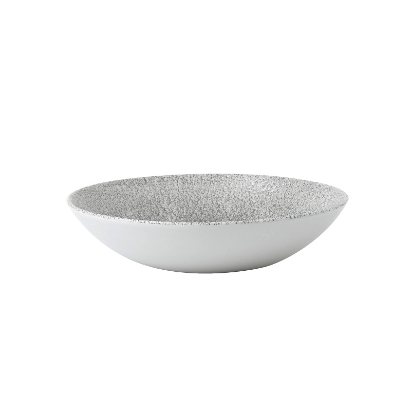 Салатник 0,42л d18,2см, без борта, цвет Raku Jasper Grey, Studio Prints RKGJEVB71