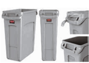 Контейнер для мусора SLIM JIM 60л, 59x28X63 49931-60