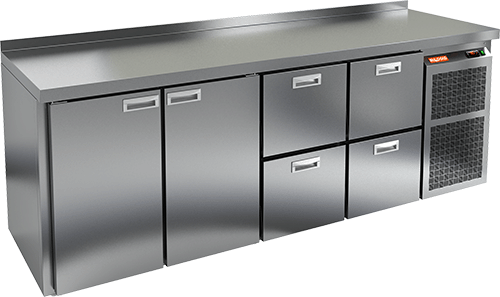 СТОЛ С МОРОЗИЛЬНЫМ ШКАФОМ HICOLD SN 1122 BR2 BT (R290)