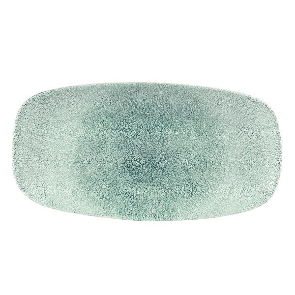 Блюдо прямоугольное CHEFS 29,8х15,3см, без борта, цвет Raku Jade Green, Studio Prints RKJGXO111