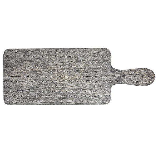 Доска сервировочная с ручкой 26,6х14см, меламин, Buffet Melamine, цвет дерево ZPLHPDW1