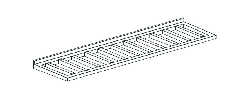 ПОЛКА НАСТЕННАЯ APACH CHEF LINE LSWD12040