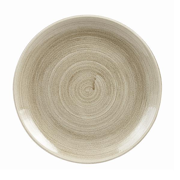 Тарелка мелкая 26см, без борта, Stonecast Patina, цвет Antique Taupe PAATEV101