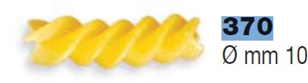 ФОРМА LA MONFERRINA ДЛЯ P50 FUSILLI 3 PRINCIPI 10ММ 370 БРОНЗА