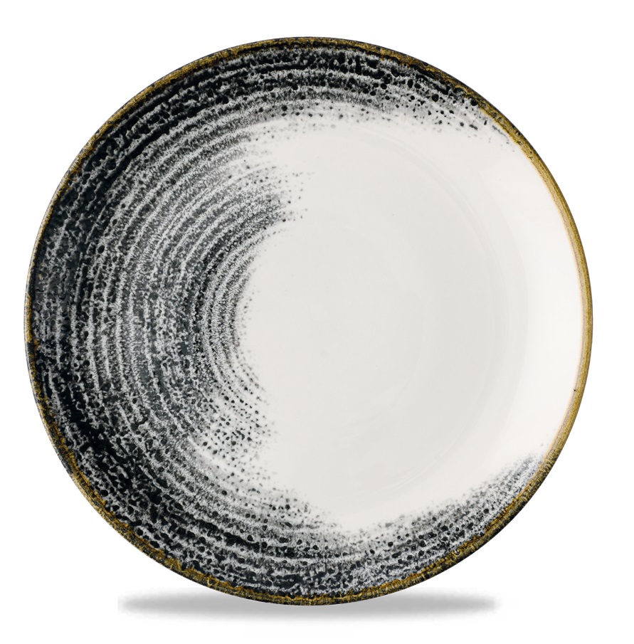 Тарелка мелкая 21,7см, без борта, цвет Black, Studio Prints Homespun Accents HABKEVP81