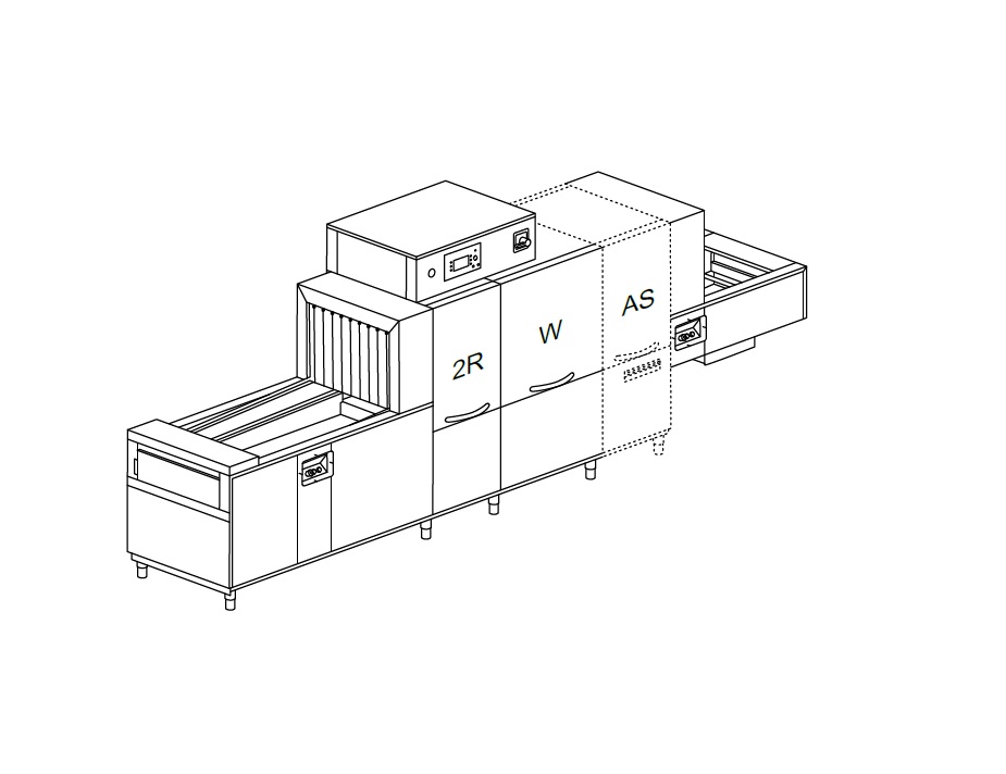 МАШИНА ПОСУДОМОЕЧНАЯ DIHR QX 246 AS6 SX+DDE+DRF99MB+HRF10/2 ЧАСТИ миниатюра 1