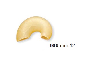 ФОРМА LA MONFERRINA ДЛЯ P6/P12 CURVI LISCI 12 MM 166 БРОНЗА
