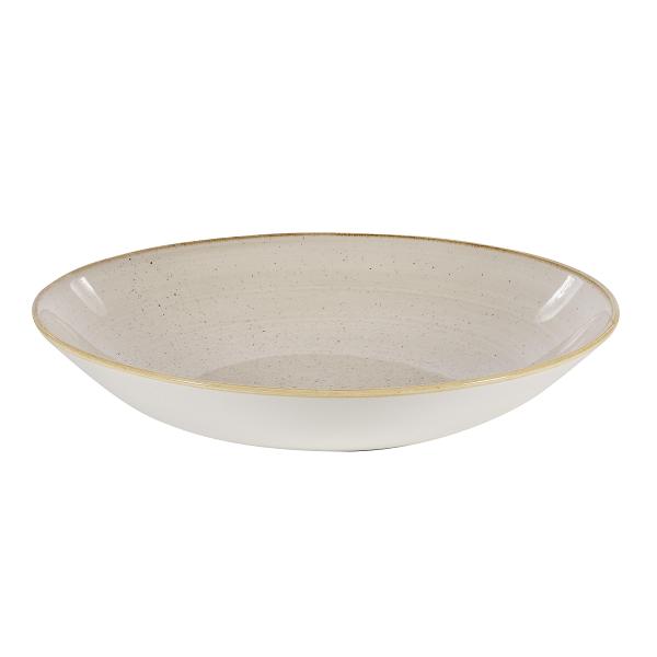 Тарелка глубокая 31см 2,4л, без борта, Stonecast, цвет Nutmeg Cream SNMSPLC21