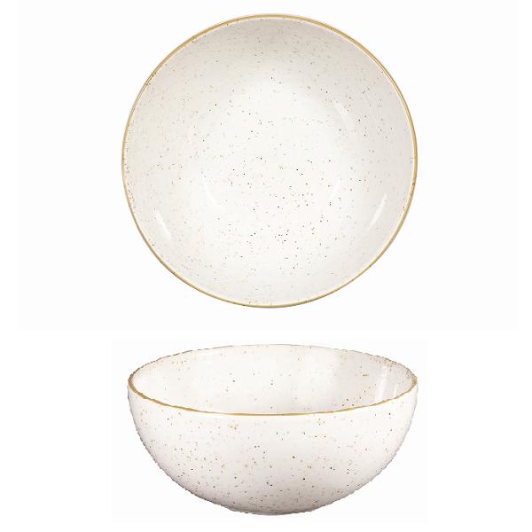 Миска для лапши 1,08л d18,3см, без борта, Stonecast, цвет Barley White SWHSNDBL1