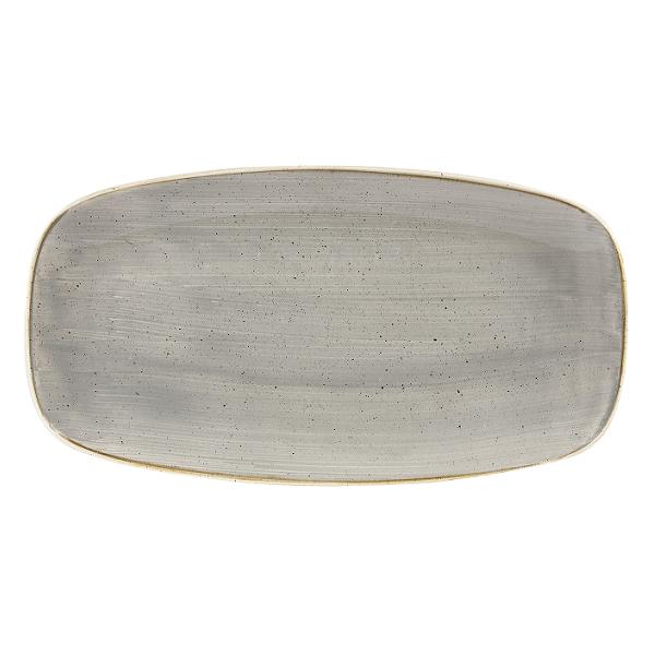 Блюдо прямоугольное CHEFS 26,9х12,7см, без борта, Stonecast, цвет Peppercorn Grey SPGSXO101
