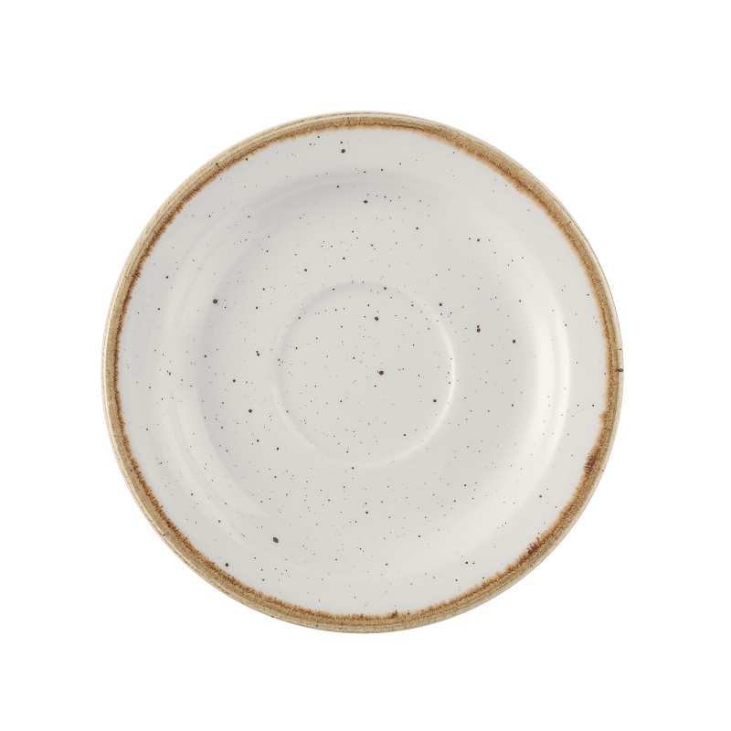 Блюдце 15см Stonecast, цвет Barley White SWHSVSM1