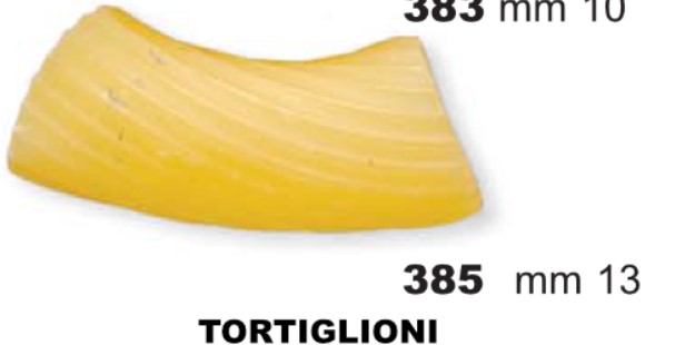 ФОРМА LA MONFERRINA ДЛЯ P6/P12 TORTIGLIONI 13 MM 385 БРОНЗА