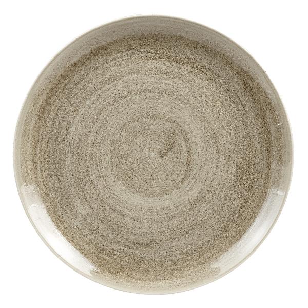 Тарелка мелкая 28,8см, без борта, Stonecast Patina, цвет Antique Taupe PAATEV111