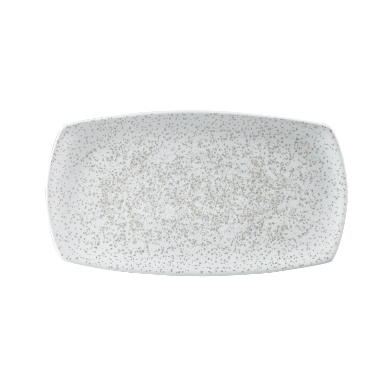 Блюдо прямоугольное узкое 35,5х19см, без борта, Menu Shades, цвет Caldera Chalk White ZCCWNRPL1