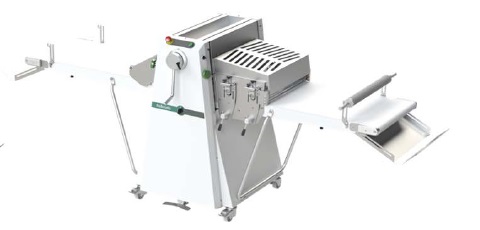 ТЕСТОРАСКАТКА ROLLMATIC R62-T/12 + ЛОТКИ ДЛЯ МУКИ SP62 + НОЖ 100X350MM + НОЖ 180X85ММ