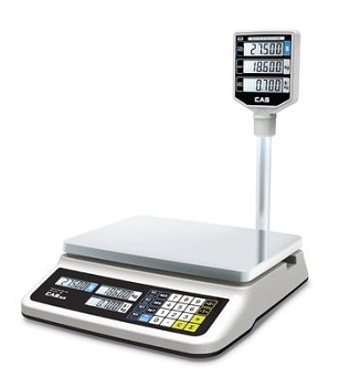 ВЕСЫ ЭЛ.ТОРГОВЫЕ CAS PR-15 P (LCD, II) С USB РАЗЪЕМОМ