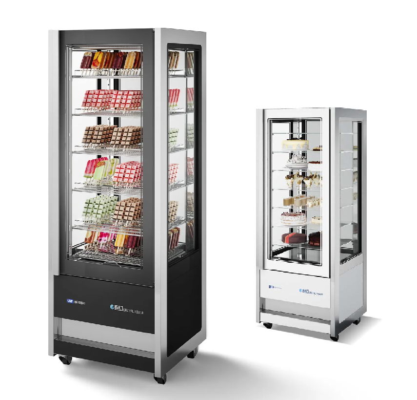 ВИТРИНА МОРОЗИЛЬНАЯ ISA CRISTAL TOWER 75 H206 TB RS WHITE миниатюра 1