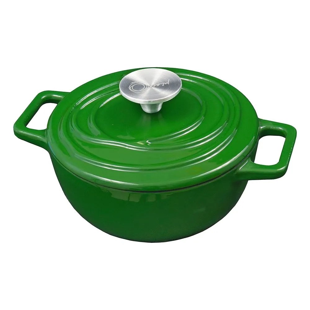Кастрюля чугунная D18 AROMA CAST GREEN, 146737