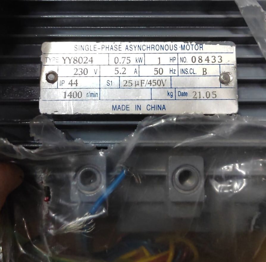 Эл. двигатель 1.04.06001408100 HLS-1650A 220V/750W арт.HLS-1650A-007