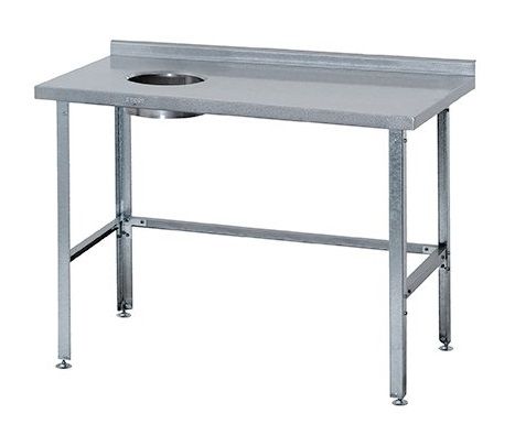 СТОЛ ПРИСТЕННЫЙ ДЛЯ ОТХОДОВ СРО-С-1Л-1200.600-02 (СРО-3/1200) миниатюра 2