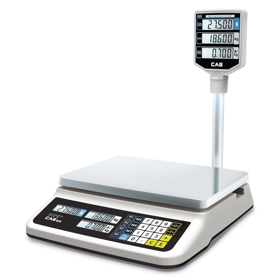 ВЕСЫ ЭЛ.ТОРГОВЫЕ CAS PR-06 P (LCD, II) миниатюра 2