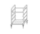 ТЕЛЕЖКА ДЛЯ КАССЕТ APACH CHEF LINE LWBB55