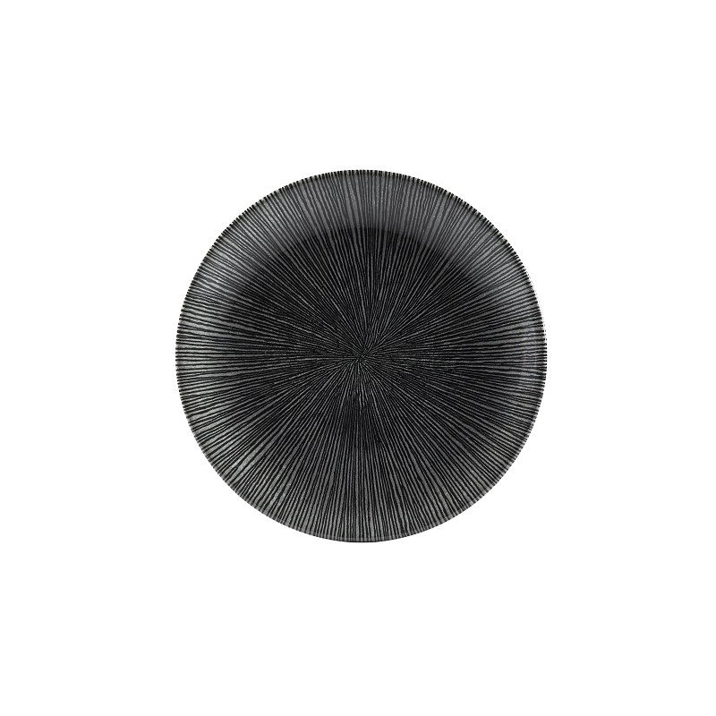 Тарелка мелкая 16,5см, без борта, цвет Agano Black, Studio Prints AGBLEVP61
