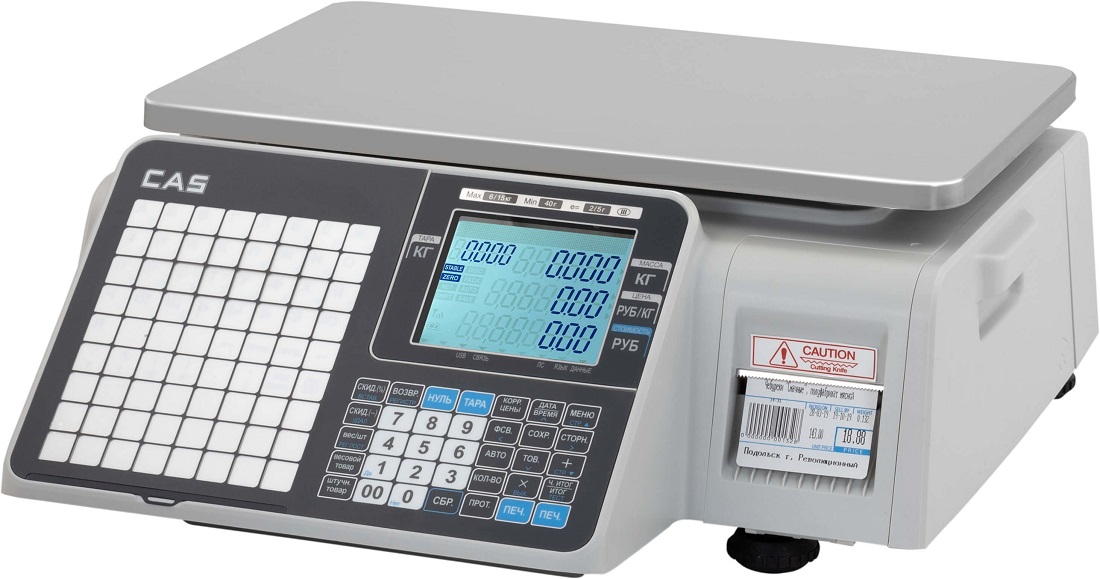 ВЕСЫ ЭЛ.ТОРГОВЫЕ CAS CL-3000J-30B