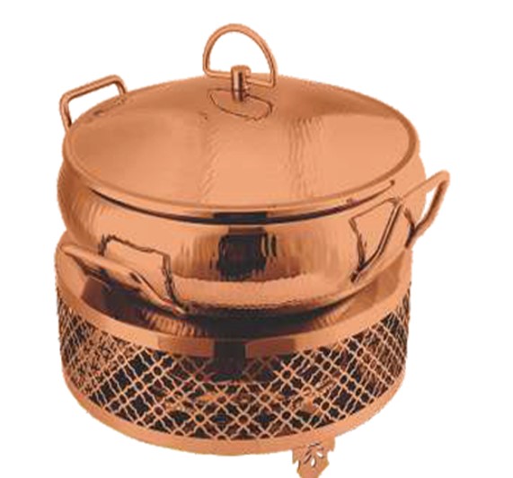 Мармит настольный (чефиндиш) круглый 7л, Rose Gold Belle BE/2/7 RG