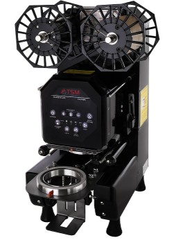 ЗАПАЙЩИК ДЛЯ СТАКАНОВ TURBO SEALING MACHINE TSM-Q8-90/95 ЧЕРНЫЙ