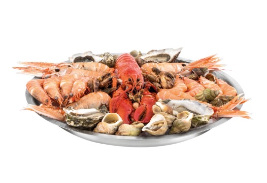 Поднос круглый для морепродуктов d36см, h4,5см, нерж.сталь 42979-36