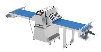 ТЕСТОРАСКАТКА ROLLMATIC R65AX-T/14/НАБОР ДЛЯ НАРЕЗКИ КРУАССАНОВ 140Х130ММ
