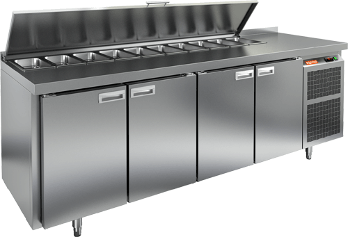 СТОЛ ДЛЯ САЛАТОВ HICOLD SL1-1111SN (1/3) (R290)