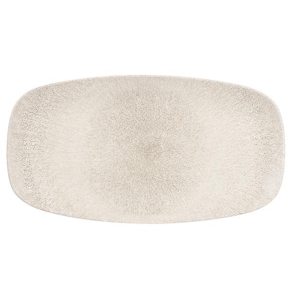 Блюдо прямоугольное CHEFS 35,5х18,9см, без борта, цвет Raku Agate Grey, Studio Prints RKAGXO141