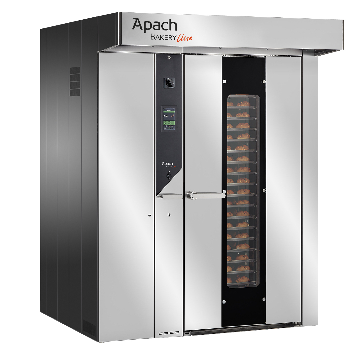 ПЕЧЬ РОТАЦИОННАЯ ЭЛЕКТРИЧЕСКАЯ APACH BAKERY LINE GT106/108FE TS КРЮК