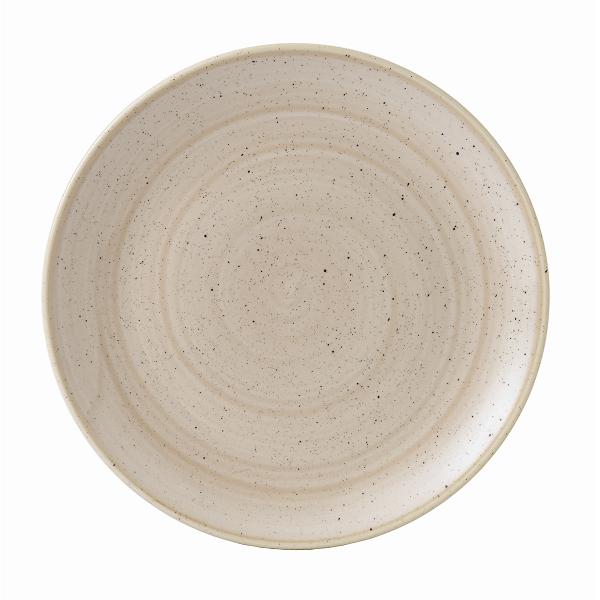 Тарелка мелкая 28,8см, без борта, Stonecast, цвет Nutmeg Cream SNMSEV111