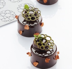 Форма силиконовая PAVODECOR для декора. "Круги 2" d50мм h2мм, 1,5мл, 15 ячеек PR005