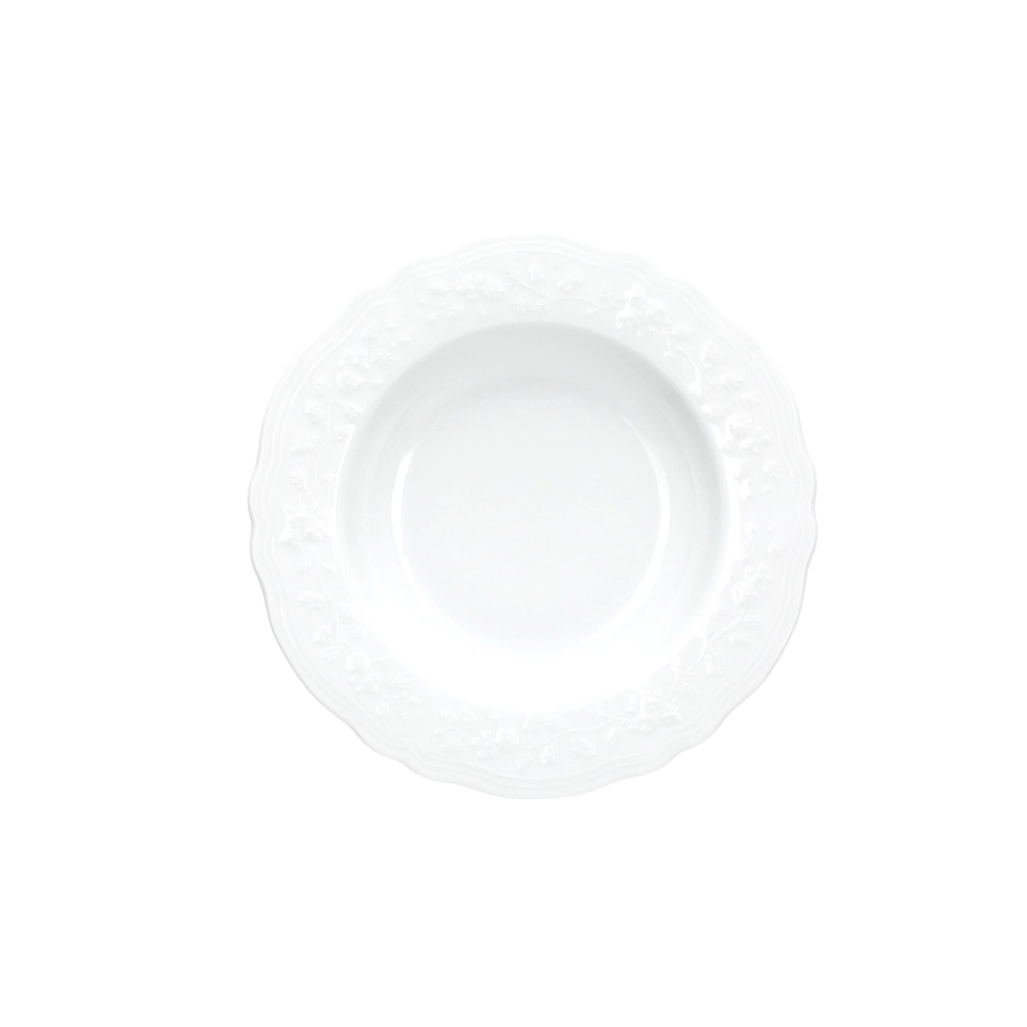 Тарелка для супа 23 см FLEUR BIANCO+ A.FONTEBASSO FLF01230000