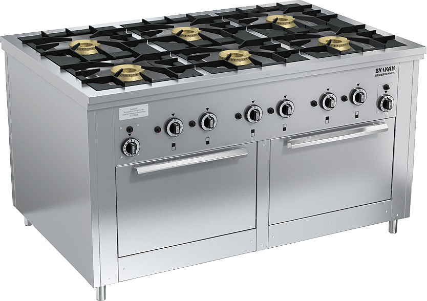 ПЛИТА ГАЗОВАЯ ВУЛКАН ПРГ-IIA-6 2ДШ Maxi миниатюра 1