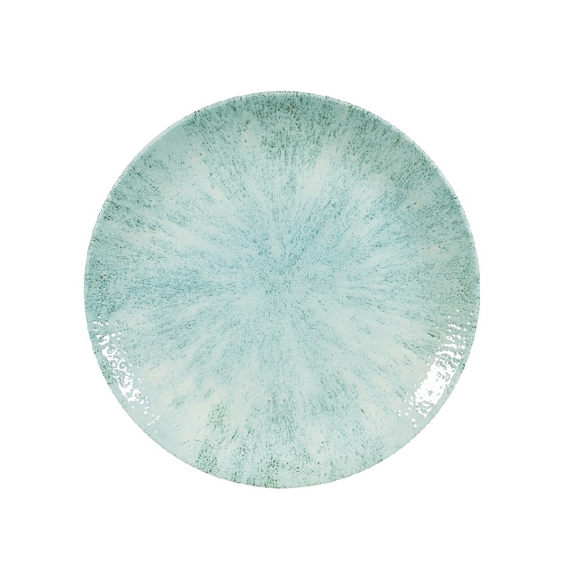 Тарелка мелкая 21,7см, без борта, цвет Stone Aquamarine, Studio Prints STAMEVP81