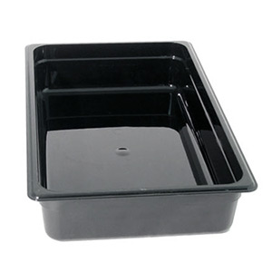 КОНТЕЙНЕР ПОЛИКАРБОНАТ CAMBRO 1/1 Н6,5СМ 12CW BLACK миниатюра 1