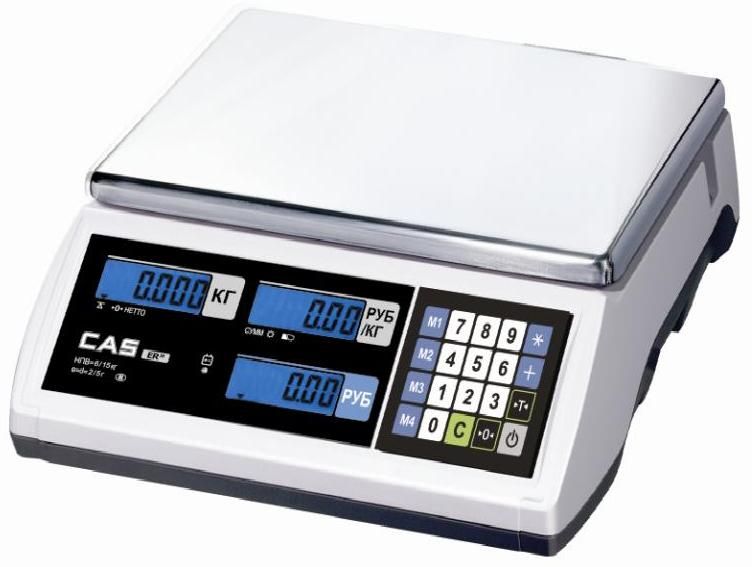 ВЕСЫ ЭЛ.ТОРГОВЫЕ CAS ER JR-15CB миниатюра 2