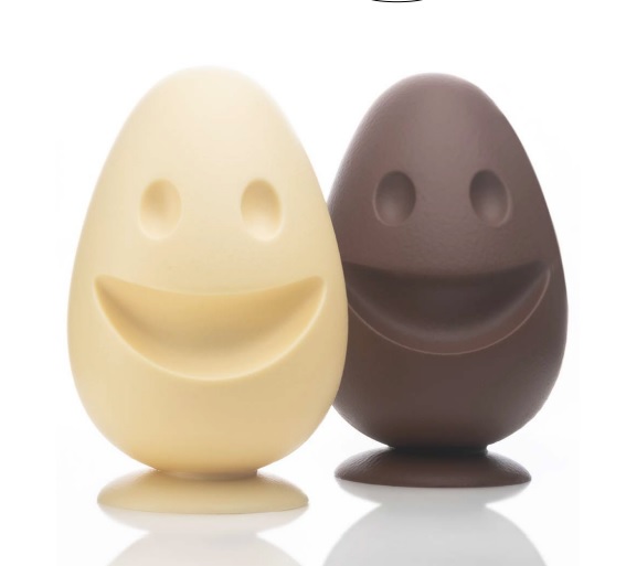 Форма д/шок. "HAPPY egg" 140x140xh215 mm 340гр, 2 шт, KT209