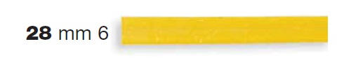 ФОРМА LA MONFERRINA ДЛЯ P6/P12 TAGLIATELLE 6 MM 28 БРОНЗА