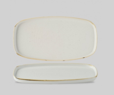Блюдо  CHEFS 30х15,4см, с бортом, Stonecast, цвет Barley White SWHSWO291