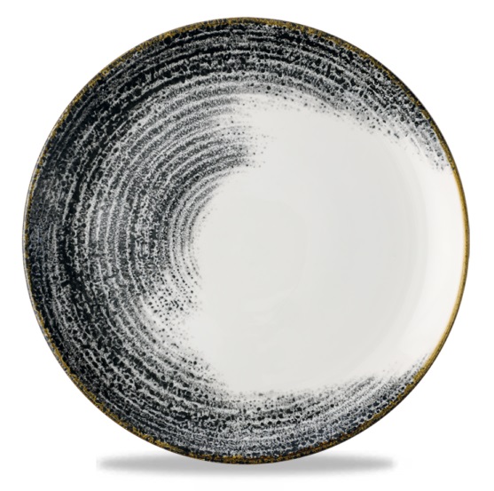 Тарелка мелкая 28,8см, без борта, цвет Black, Studio Prints Homespun Accents HABKEV111